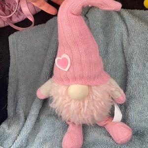 Pink decorative gnome